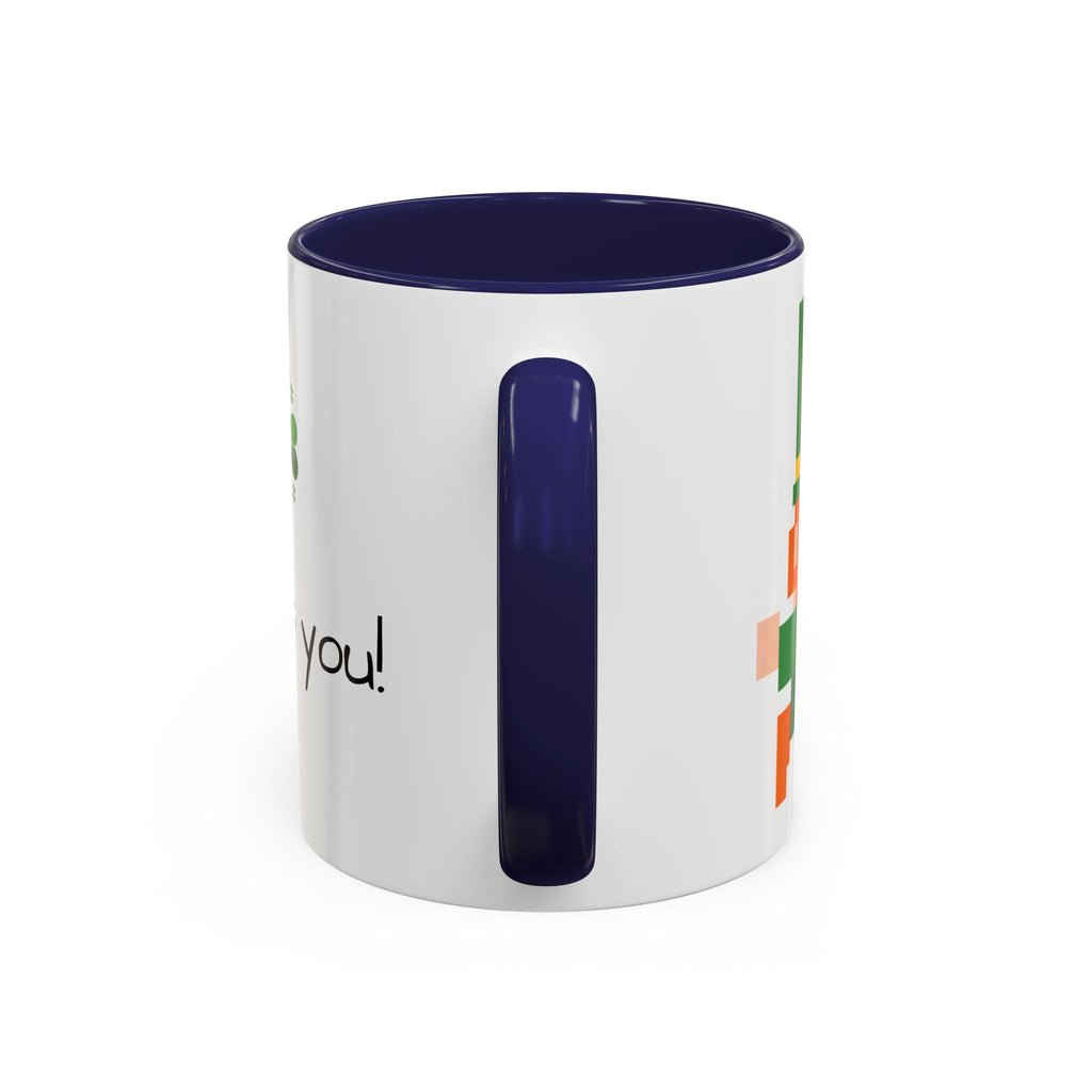 St. Patrick's Day Accent Coffee Mug - Celebrate with Humor, Perfect for Gift Giving, Fun Kitchen Décor, Irish Pride, Lucky Charm