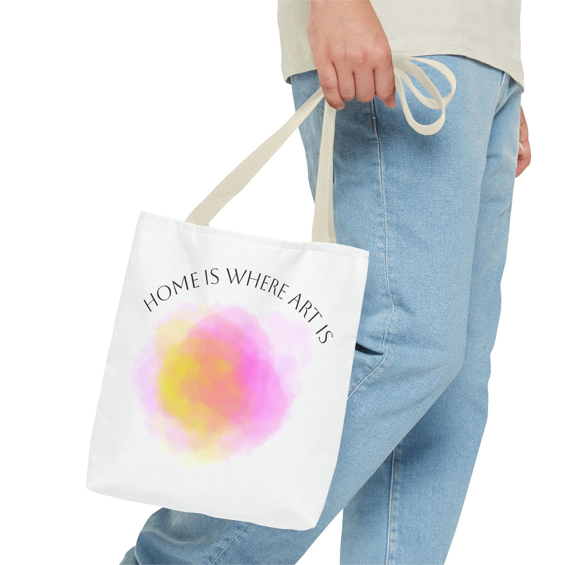 Artistic Tote Bag, Perfect for Artists, Home Decor, Gifts, Everyday Use, Eco-Friendly Carryall