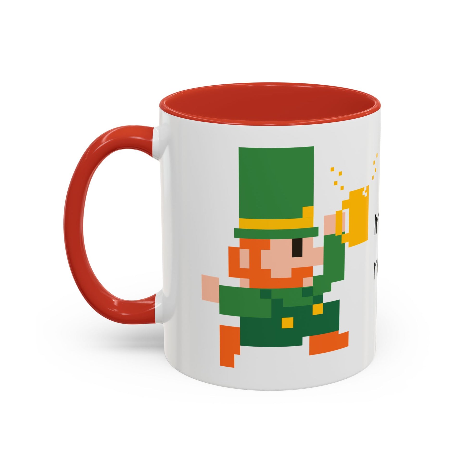 St. Patrick's Day Accent Coffee Mug - Celebrate with Humor, Perfect for Gift Giving, Fun Kitchen Décor, Irish Pride, Lucky Charm
