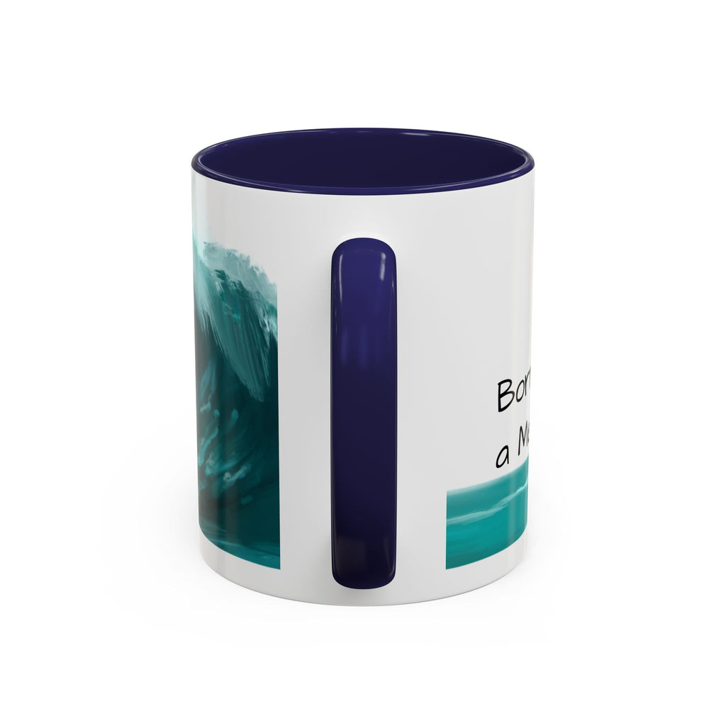 Ocean Wave Coffee Mug - Inspirational Drinkware, Gift for Surfers, Unique Beach Decor, Motivational Quote Mug