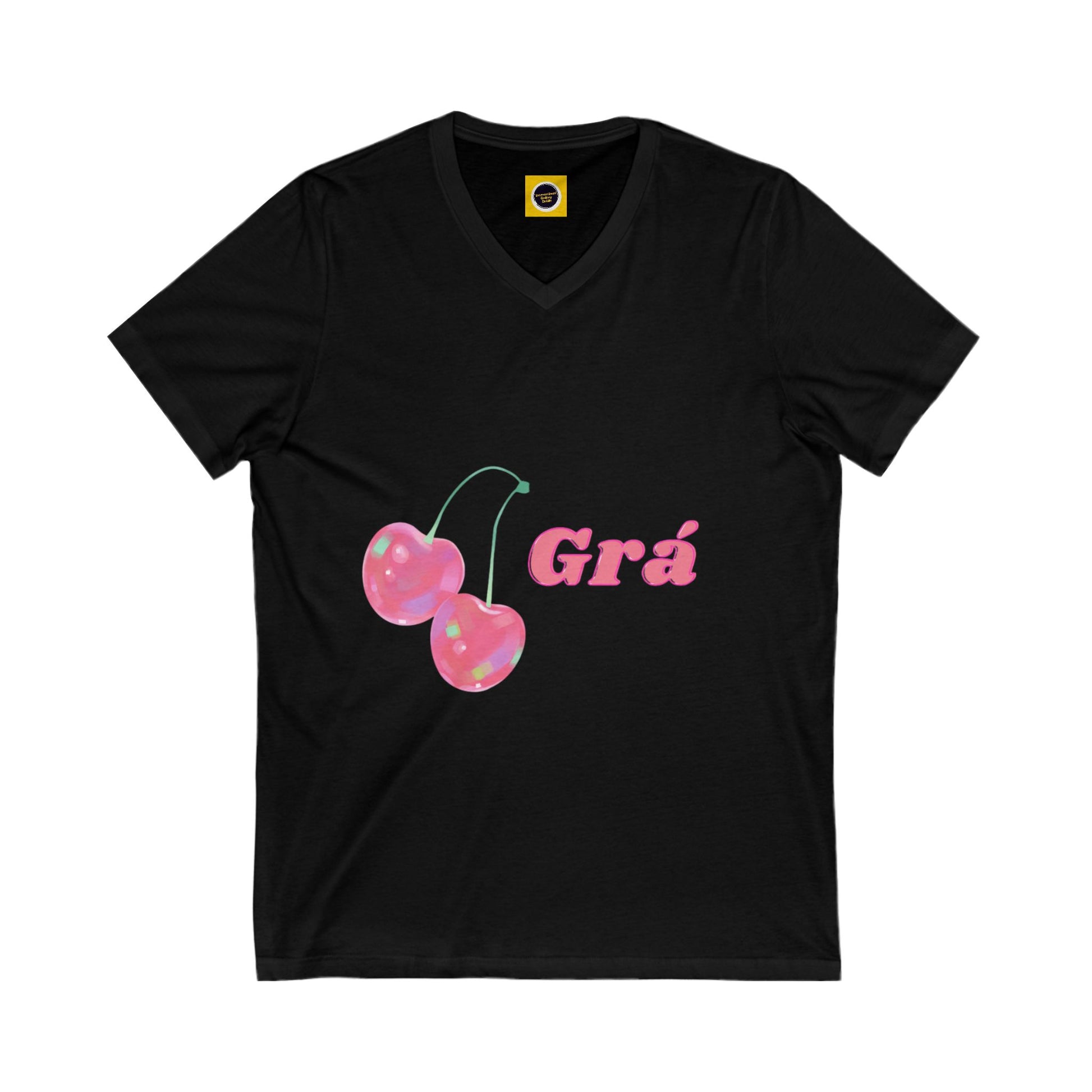 Gra, love in Irish, Chic Cherry Graphic Tee for Everyday Style, Cool Layering Piece, Unique Gift for Friends, Cute Summer Apparel, Fun Casual Wear