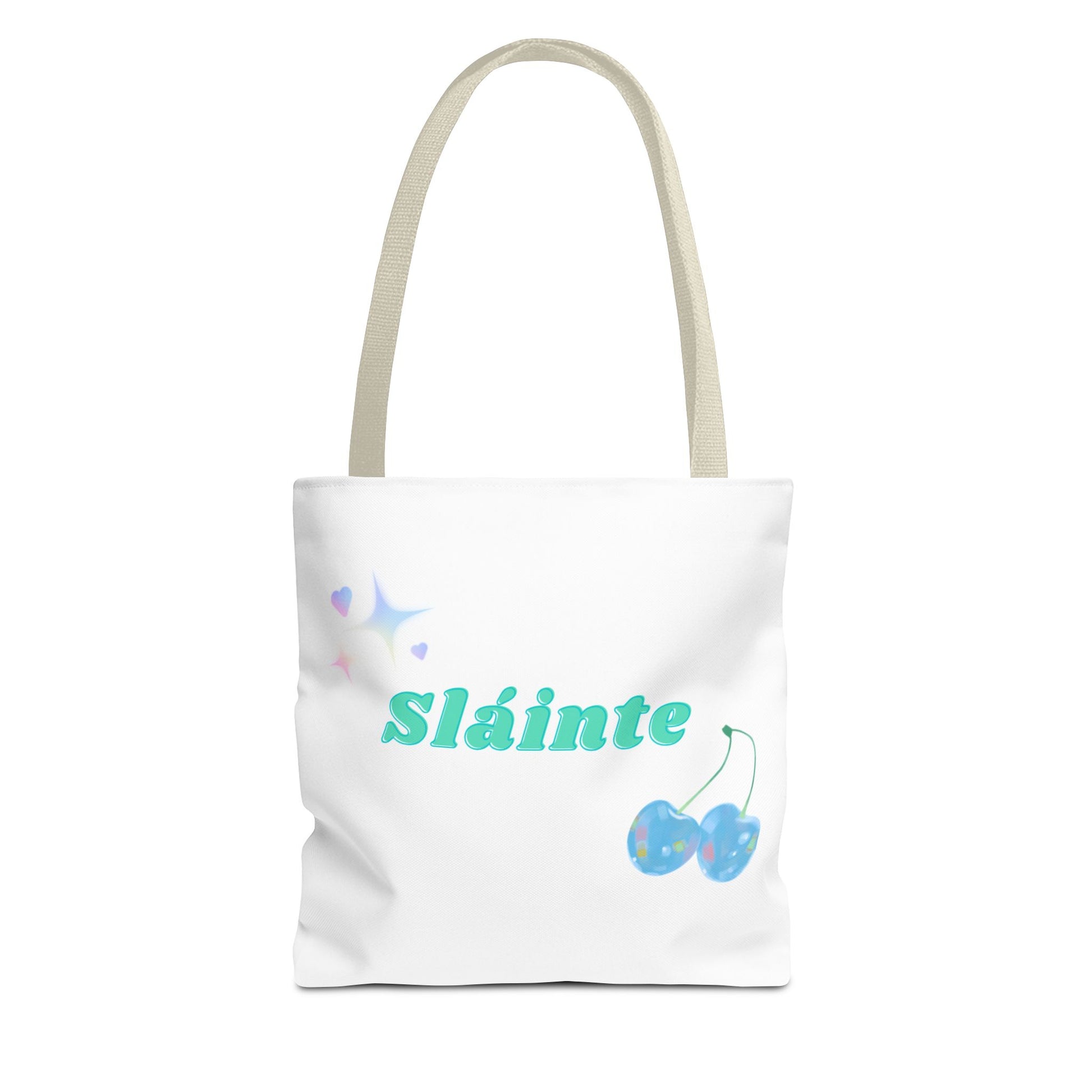 Sláinte, Cheers in Irish, Charming Tote Bag for Everyday Adventures, Sláinte Tote, Cute Gift, Reusable Shopping Bag, Mother's Day Gift, Eco-Friendly Bag