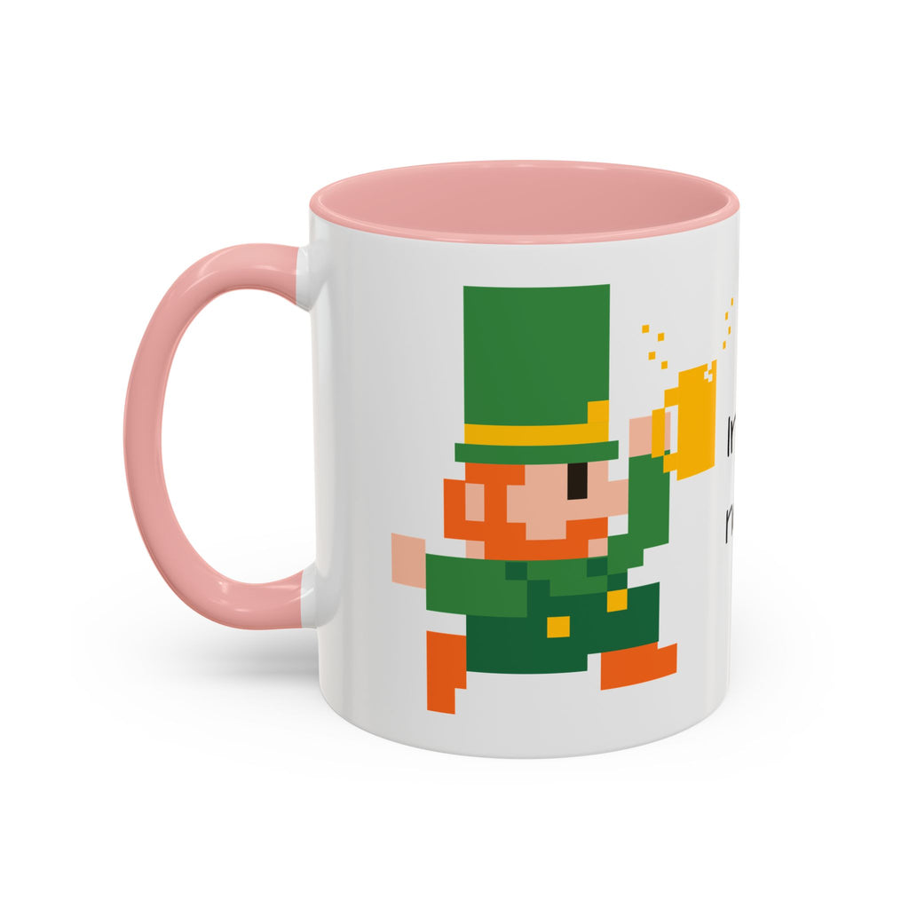 St. Patrick's Day Accent Coffee Mug - Celebrate with Humor, Perfect for Gift Giving, Fun Kitchen Décor, Irish Pride, Lucky Charm
