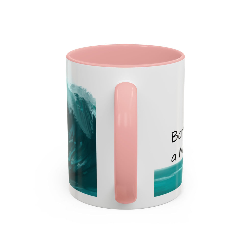 Ocean Wave Coffee Mug - Inspirational Drinkware, Gift for Surfers, Unique Beach Decor, Motivational Quote Mug