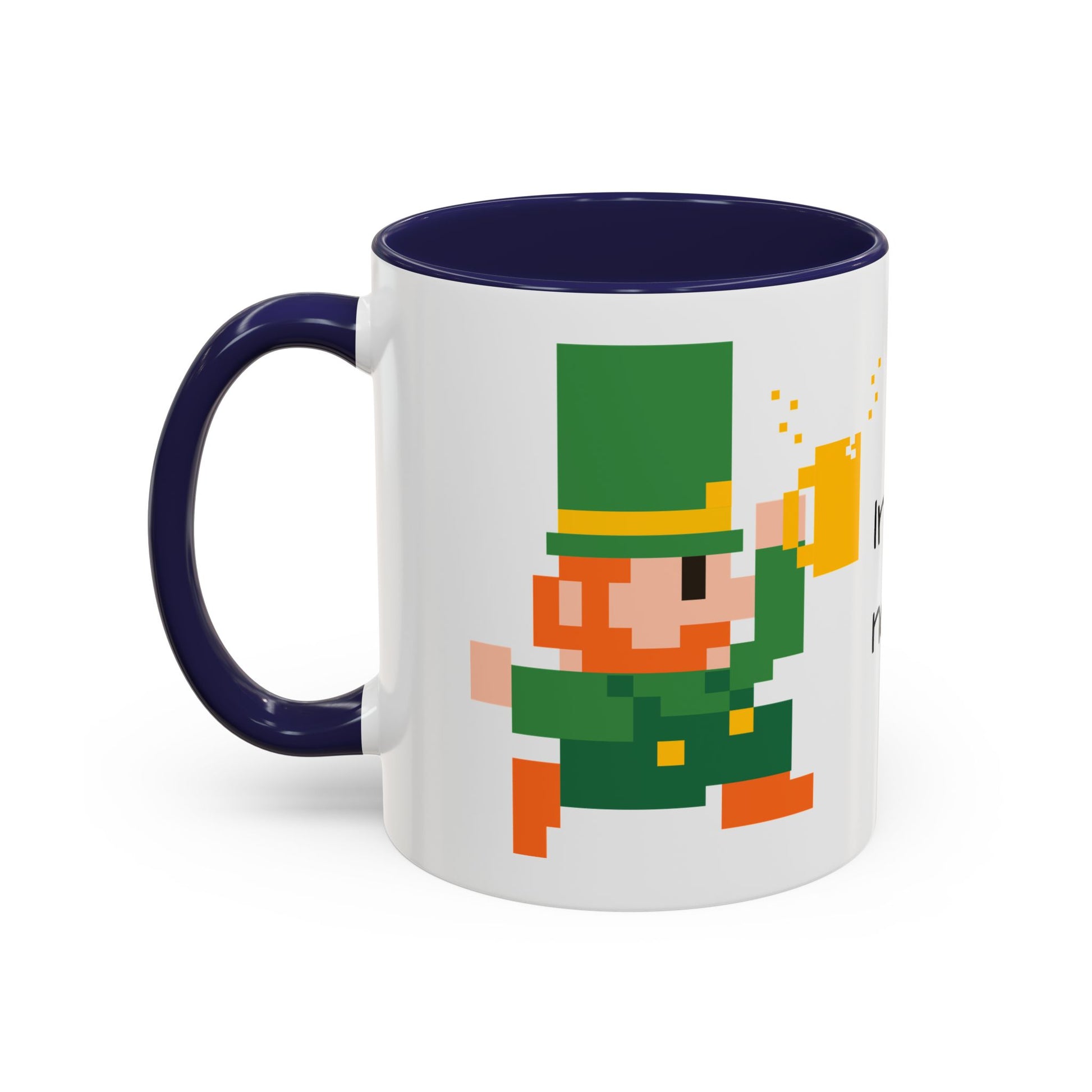 St. Patrick's Day Accent Coffee Mug - Celebrate with Humor, Perfect for Gift Giving, Fun Kitchen Décor, Irish Pride, Lucky Charm