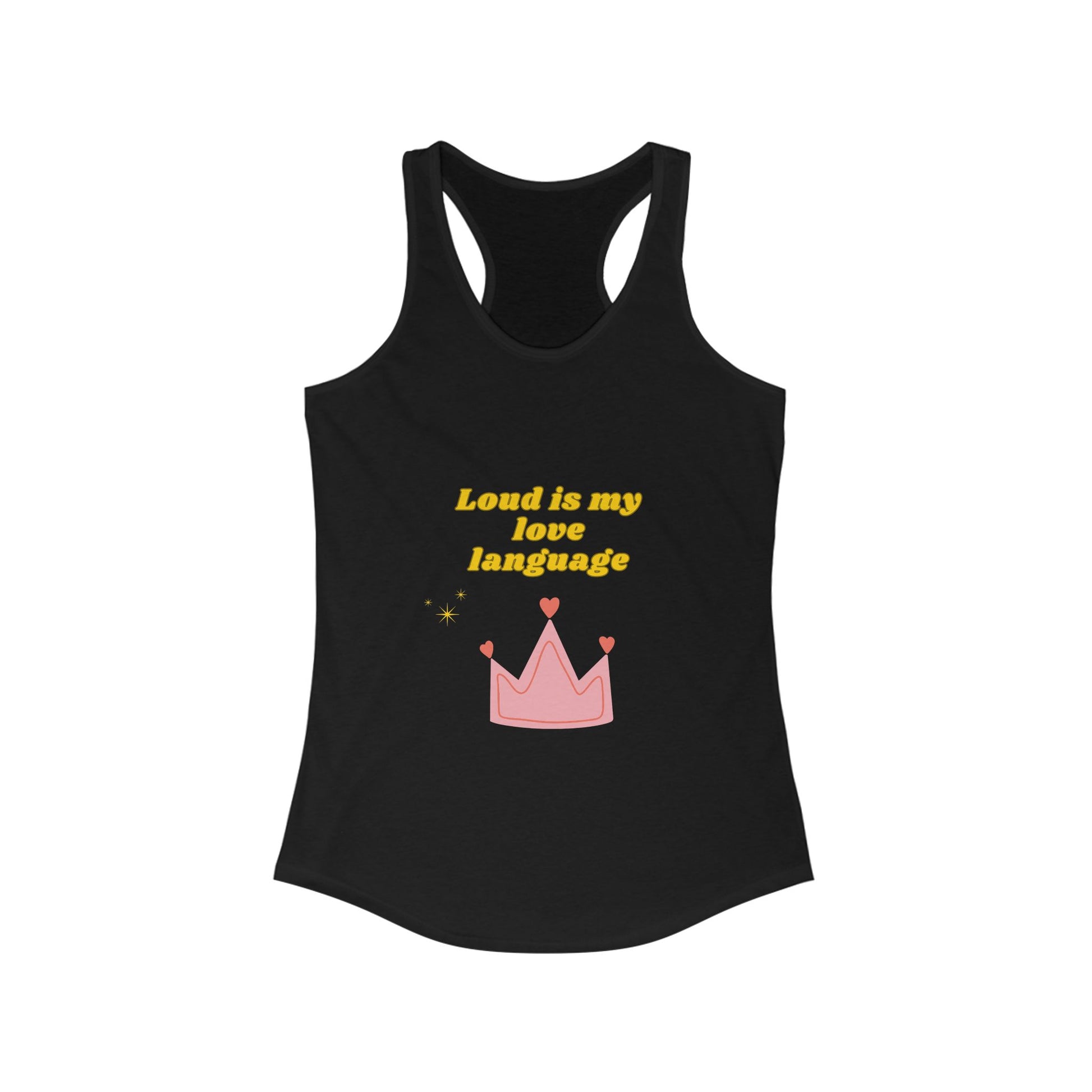 Love is My Love Language Racerback Tank | Cute Summer Top, Trendy Workout Shirt, Women's Gift, Casual Wear, Motivational Activewear