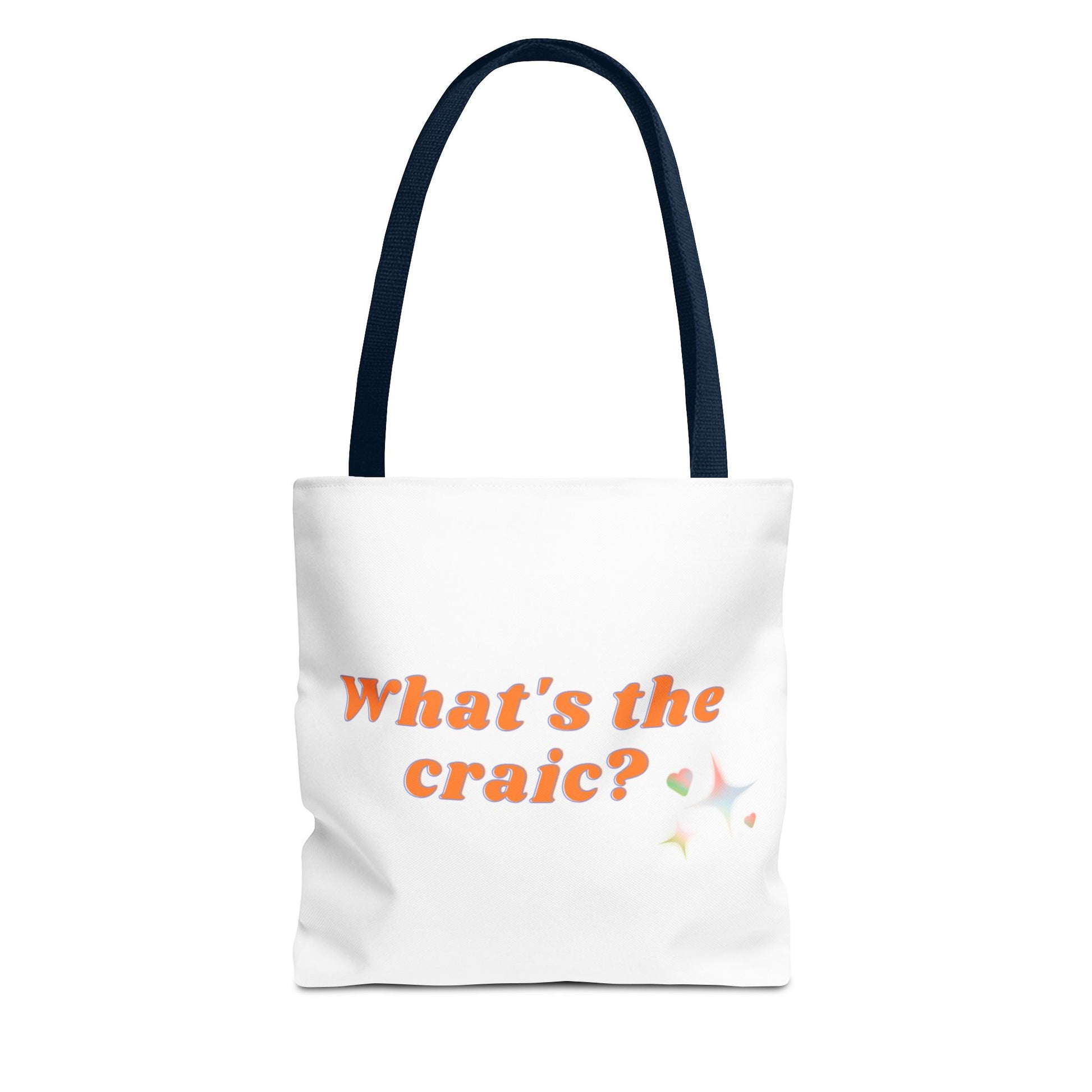 Fun Tote Bag – What's the Craic? | Perfect for Daily Use, Grocery Shopping, Beach Days, Best Friend Gifts, or Irish Culture Lovers