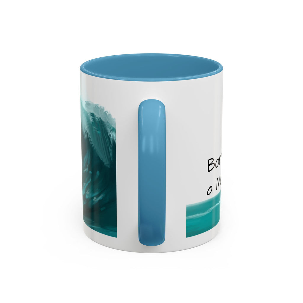 Ocean Wave Coffee Mug - Inspirational Drinkware, Gift for Surfers, Unique Beach Decor, Motivational Quote Mug