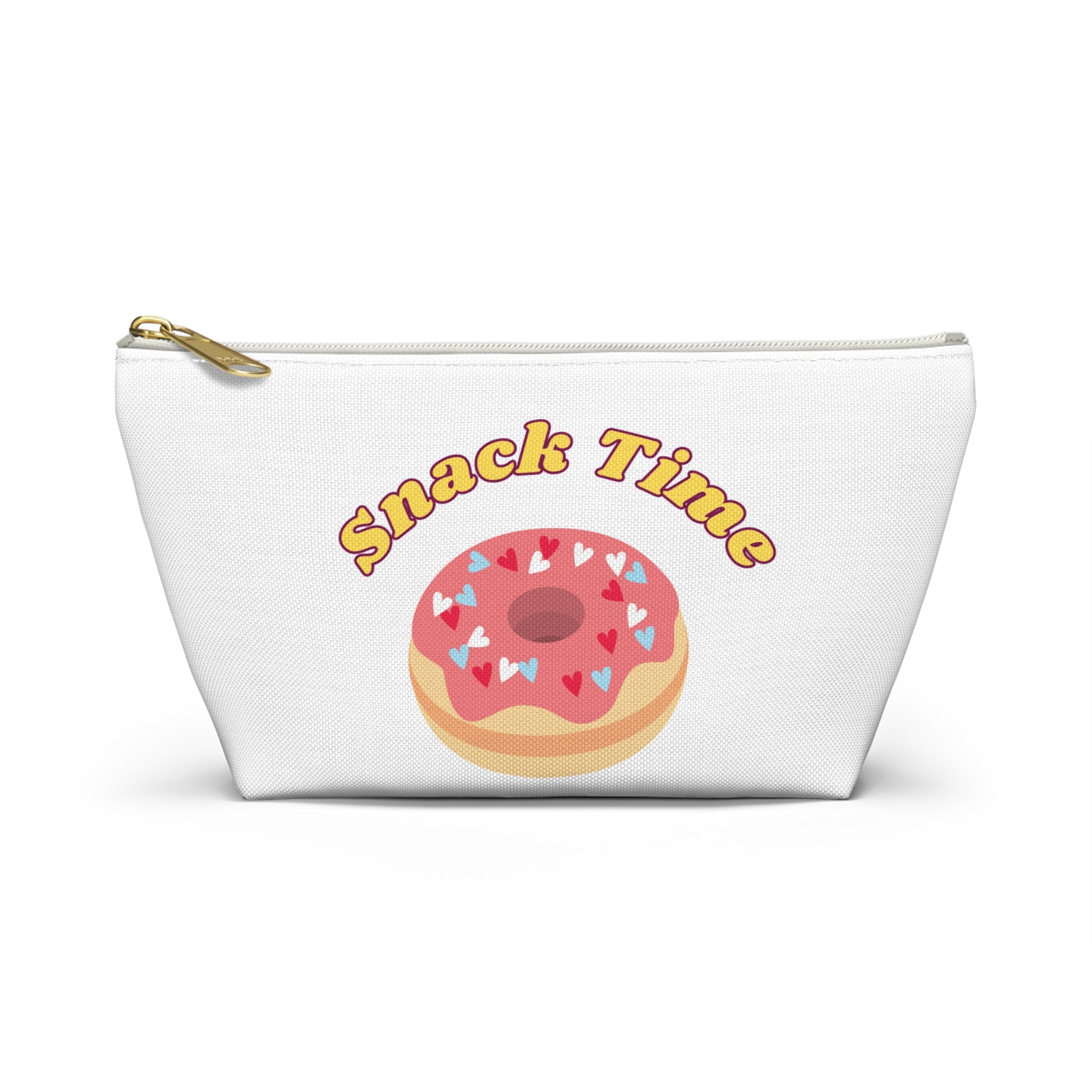 Fun Snack Time Accessory Pouch, Perfect Gift for Food Lovers, Cute Makeup Bag, Travel Organizer, Versatile Purse