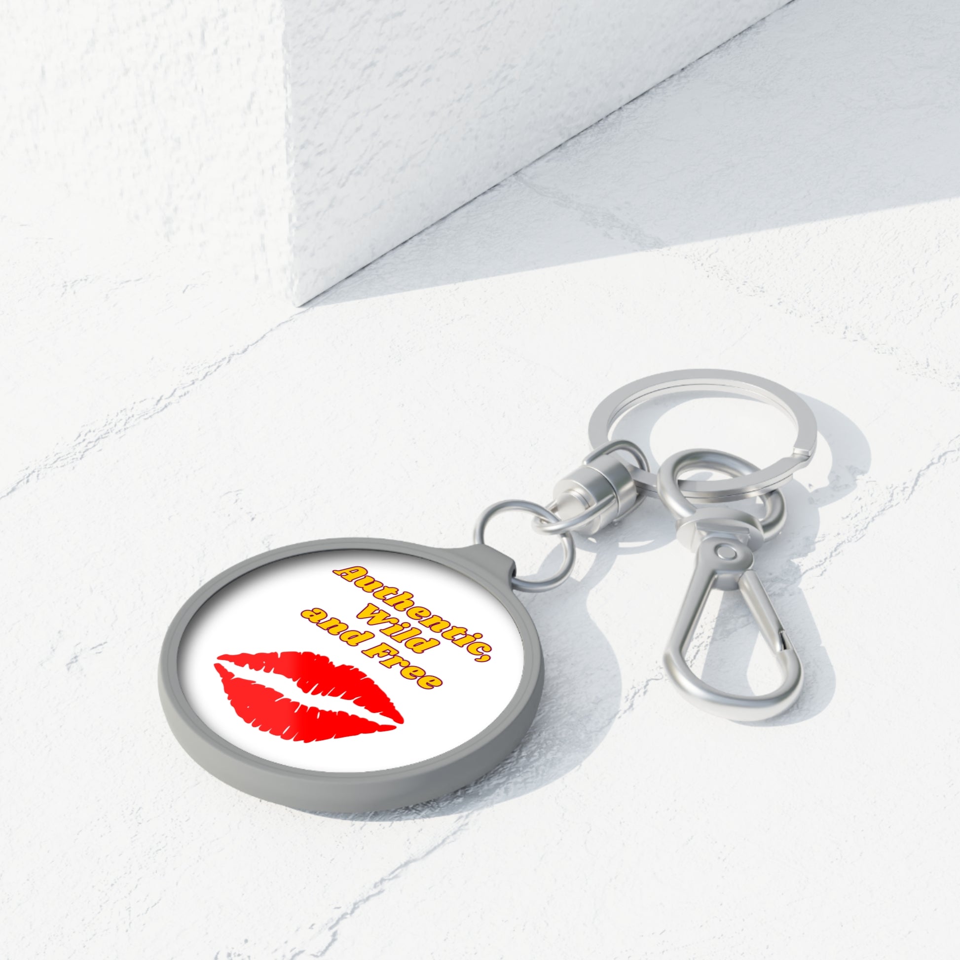 Wild & Free Keyring Tag | Fun Accessory, Gift Idea, Trendy Keychain, Personalized Souvenir, Unique Collectible