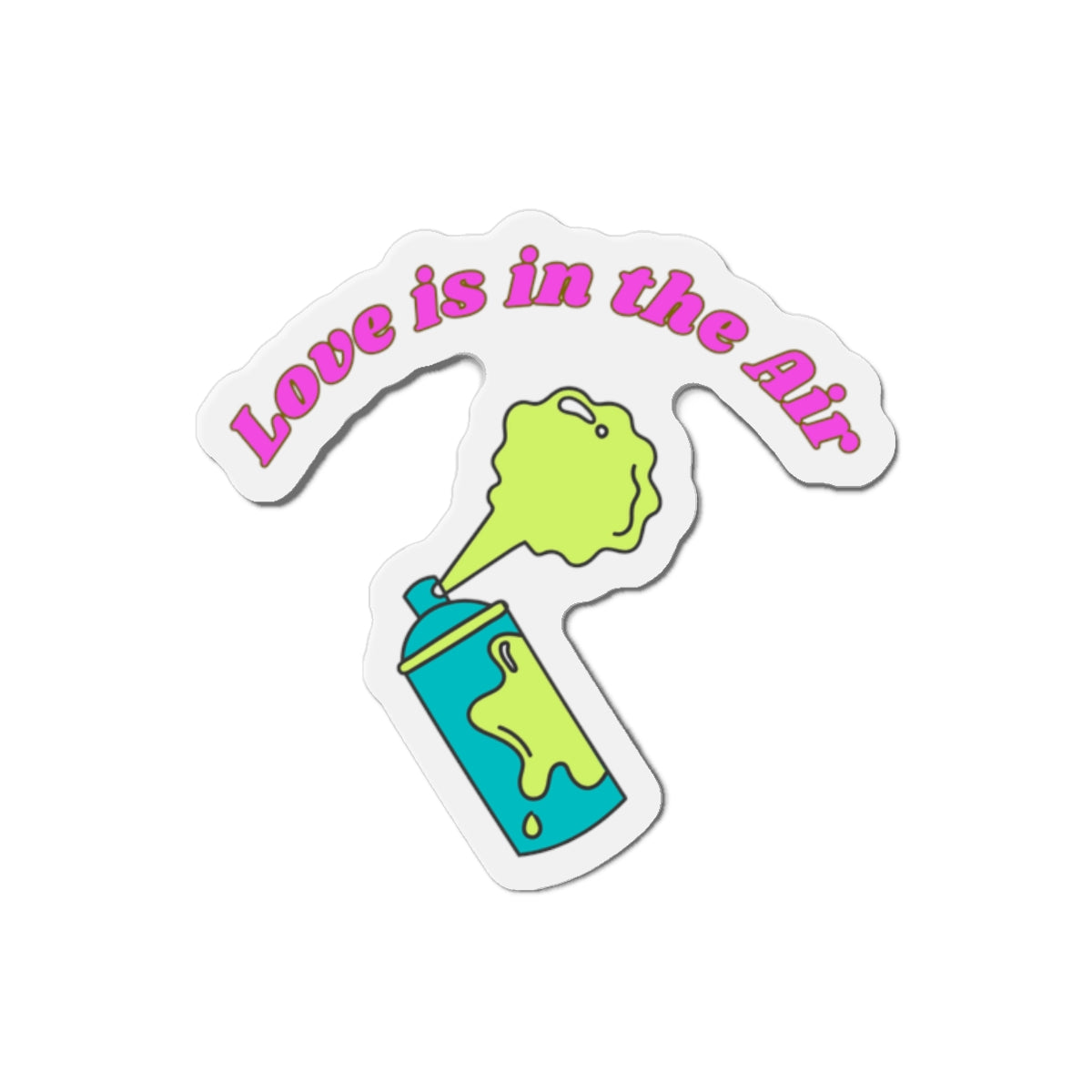 Love is in the Air Die-Cut Magnet, Colorful Fridge Décor, Cute Gift for Couples, Fun Home Accent, Valentine’s Day Magnet, Positive [...]