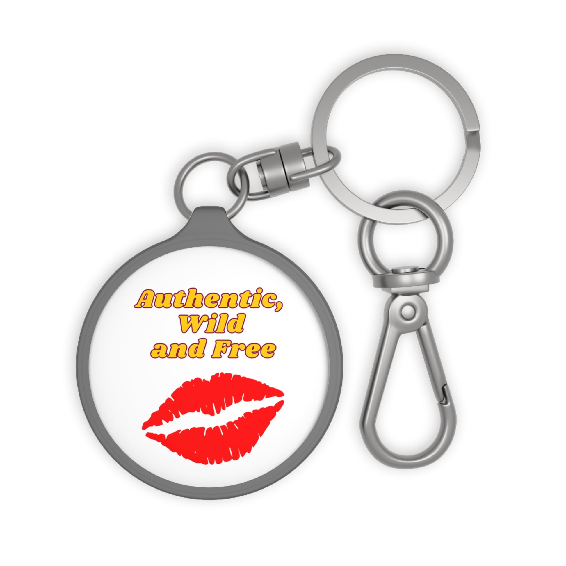 Wild & Free Keyring Tag | Fun Accessory, Gift Idea, Trendy Keychain, Personalized Souvenir, Unique Collectible